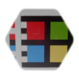 Old Windows Logo CoMmunity Pixle Picture Collage Piece (16x16)