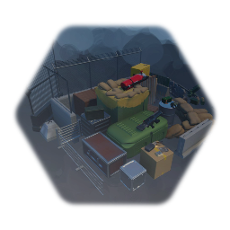 Military supplies and barriers