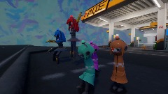 sentry gas station party (loop, no end)