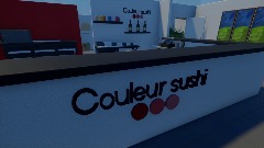 Restaurant couleur sushi