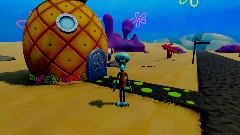 Patrick shoots Squidward because he wont stop talking