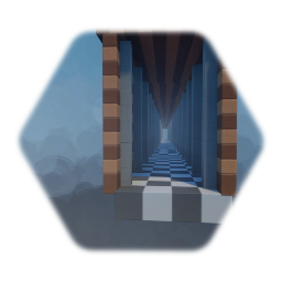 The New Wario Apparition hallway