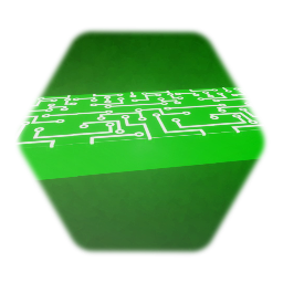Large Glowing Circuit Tile Floor Path [8-Tile Path]