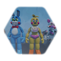 FNAF 2 Toy Characters (VR Designs)