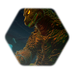Ultimate Godzilla but with ghost of Godzilla logic