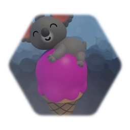 Koala on Ice Cream