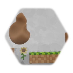 Cartoony Green Hill Assets