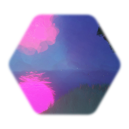 Island sunset