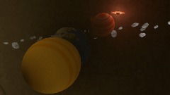 Solar system Coffin dance Disaster next to Jupiter