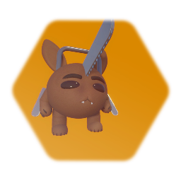 Hunter the Chainsaw bear