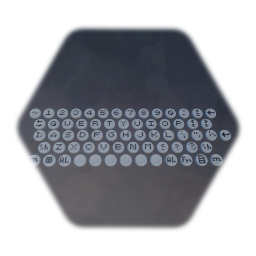 Alphanumeric Buttons - QWERTY