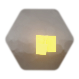 Glowing rock