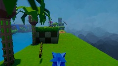 Sonic Mania Green hill but unfinish