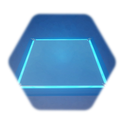 Large Metal Plated Glowing Floor