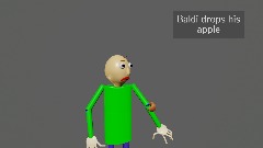 Baldi Drops His Apple