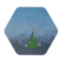 Christmas tree with lights