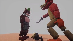 Andrew and foxy vs Bendy