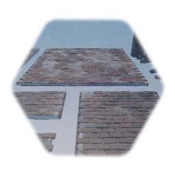 textured block set - bricks 01