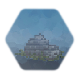 Pixel Art Mossy Rock