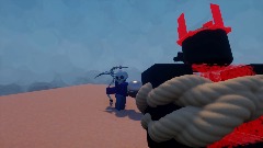 Skully tries to calm 1x1x1x1 down with a demon core.