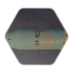 OF-462 122mm Soviet Projectile - Dirty