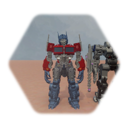 Kaijuformers pack 1- optimus primezilla and mechatronzilla