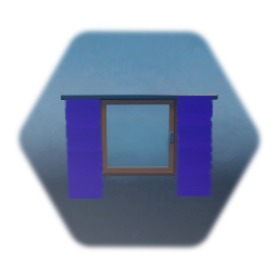 Openable Window With Curtain