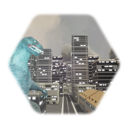 Godzilla Monster Hunter Kaiju City Brawl