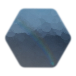 Rainbow at waterfall