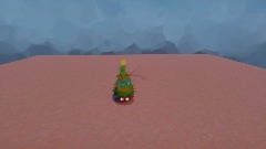 Christmas tree puppet