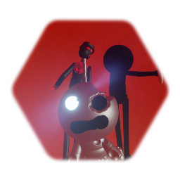 Damaged Robot Buddy (SonicFrankie12 the evil within)