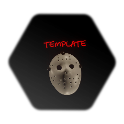 Jason Voorhees' Hockey Mask (TEMPLATE)
