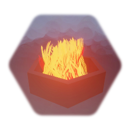 Contained Fire Pit with Moving Flame (no sound)