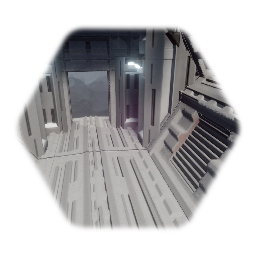 Large Sci-Fi Ship Corridor