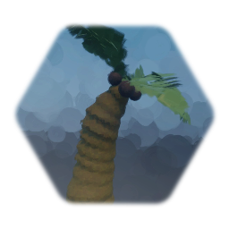 Palm Tree with Coconuts