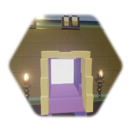 Zelda inside doorway