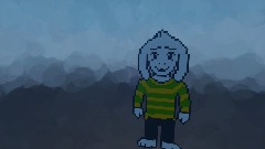 Asriel talking scene