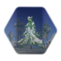 Snowy Fir (Background) Var. 2