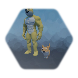 Swole Doge and Cheems