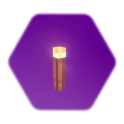Torch made with flecks