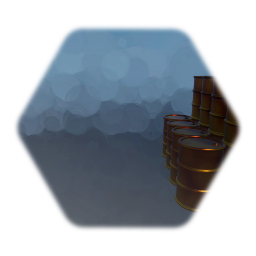 Oil Drum Stairs Platform/Prop