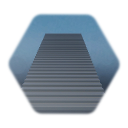 long concrete stairs