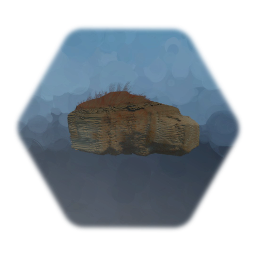Dead Grass Boulder