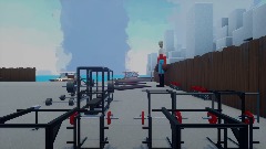 Seaside Gym - Japanese Spiderman's Mecha suit