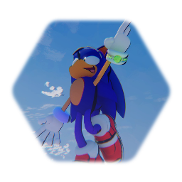 Hybrid Sonic Adventure/unleashed model wip