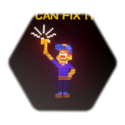 Wreck it-Ralph pixel sprite's credit: dream master