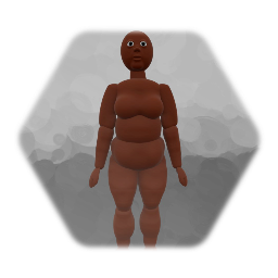 Full Figured Plus-Sized Black Female Puppet Base