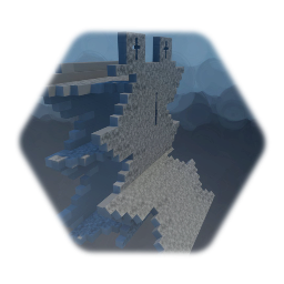 Straight Castle Wall Segment