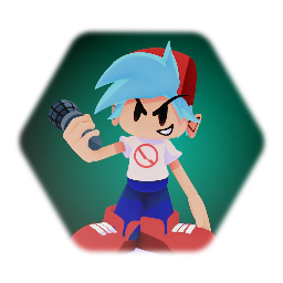 Friday Night Funkin' - Cel-Shaded Boyfriend But finished (V.01)