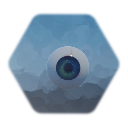 Blue green eye